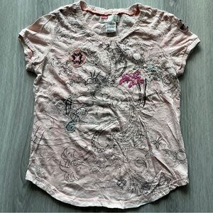 Diesel shirt with sequins and beadwork, girls size M